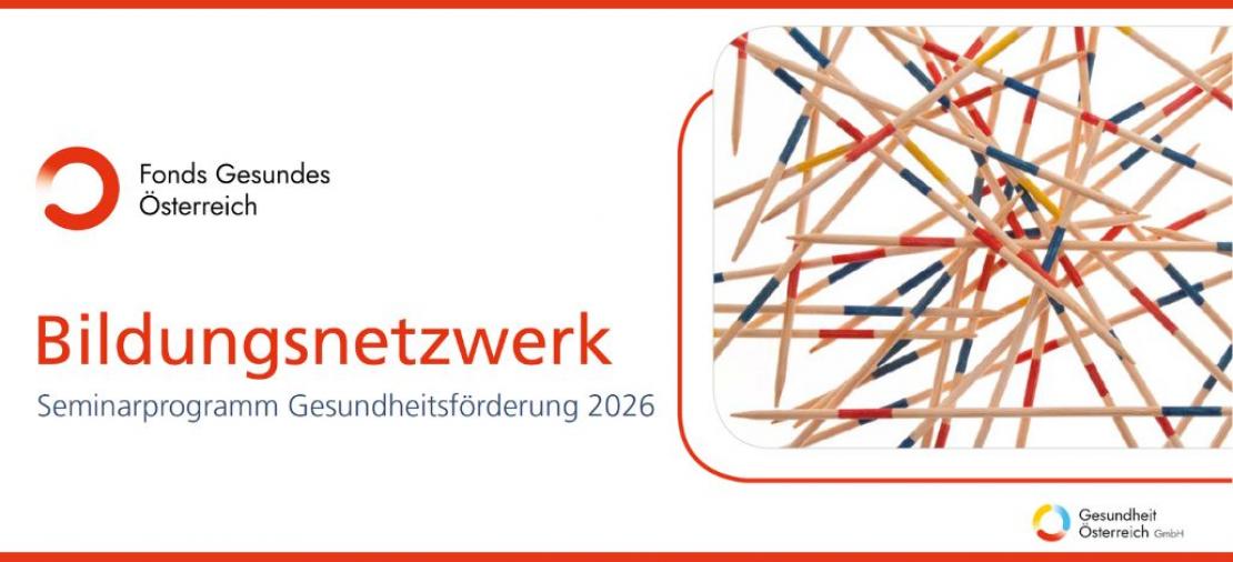 Cover des Bildungsnetzwerk - Seminarprogramm Gesundheitsförderung 2026